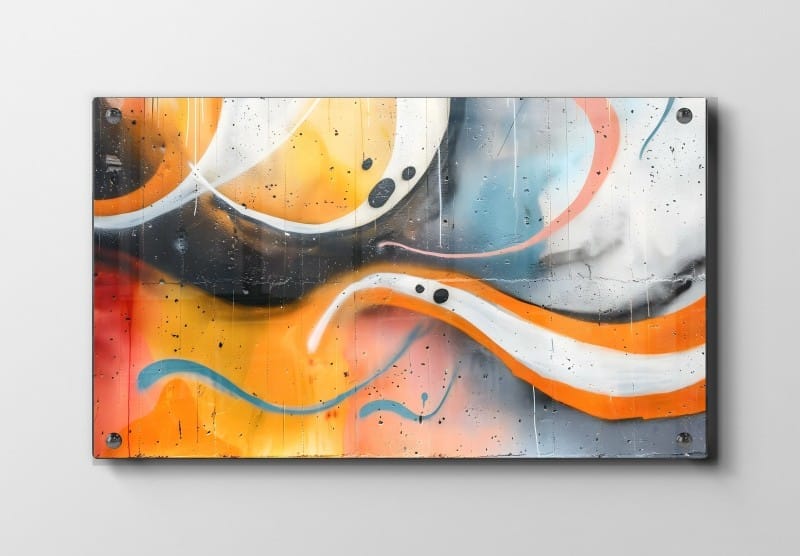 Fluid Contour Waves Plakat