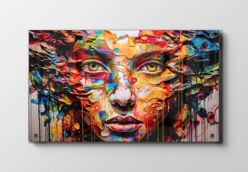Vivid Veins Portrait Plakat