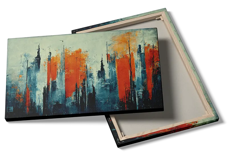 Urban Rust Contours Plakat