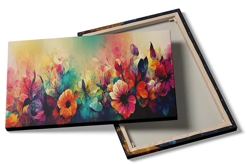 Vivid Floral Veil Plakat