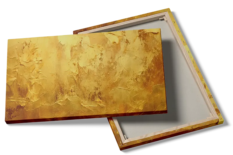 Golden Texture Veins Plakat