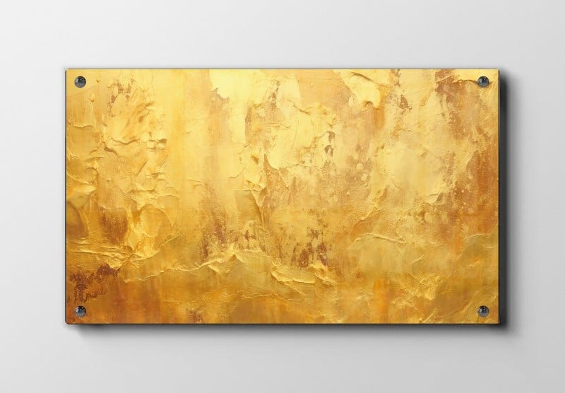 Golden Texture Veins Plakat