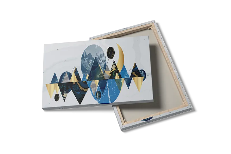 Marbled Mountain Layers Plakat
