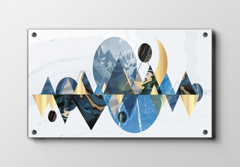 Marbled Mountain Layers Plakat