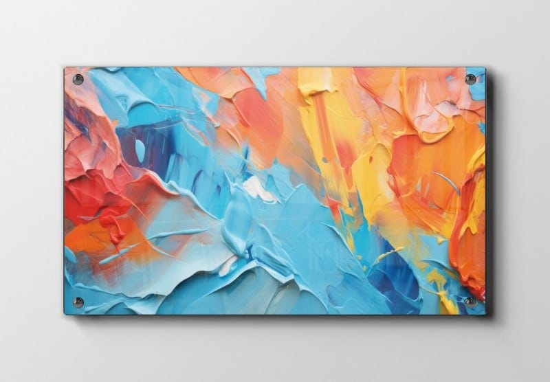 Vivid Texture Waves Plakat