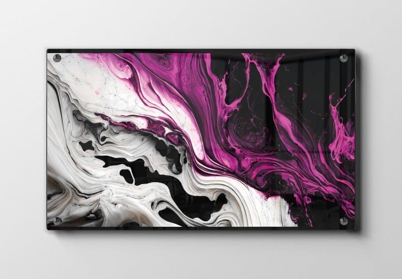 Crimson Veins Flow Plakat