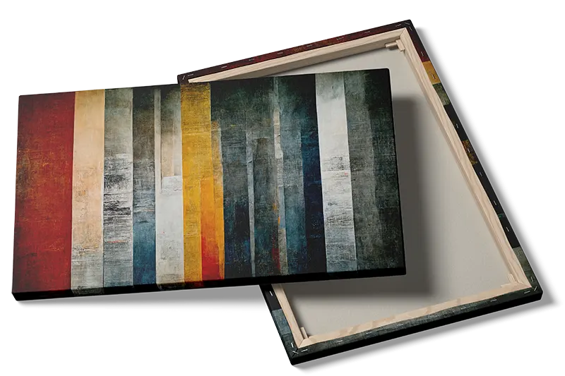 Vertical Color Layers Plakat
