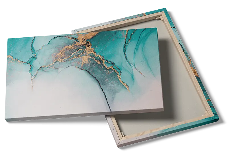 Turquoise Vein Flow Plakat