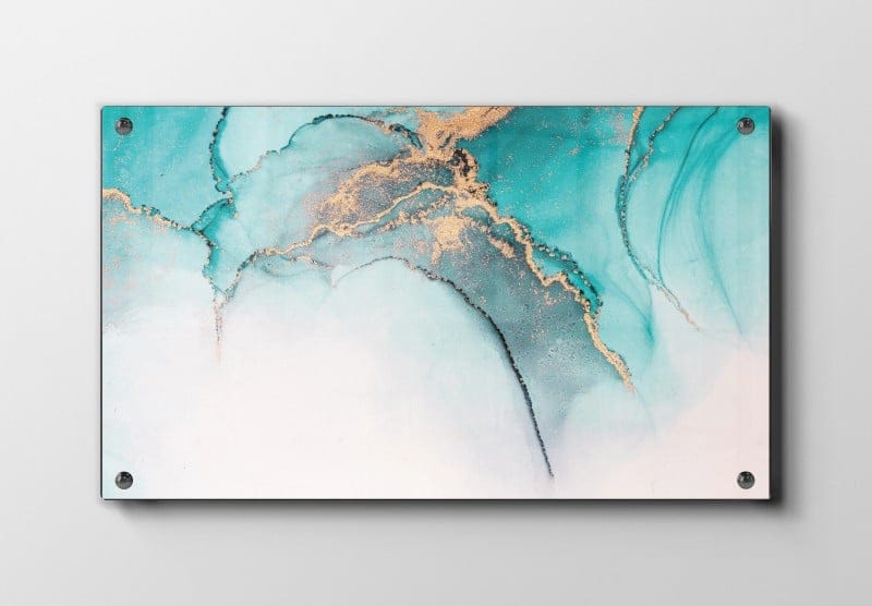 Turquoise Vein Flow Plakat