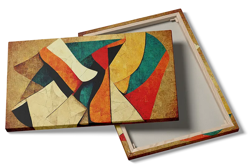 Sunset Contour Layers Plakat