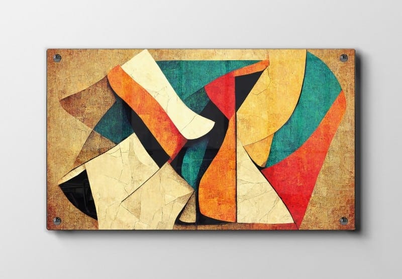 Sunset Contour Layers Plakat