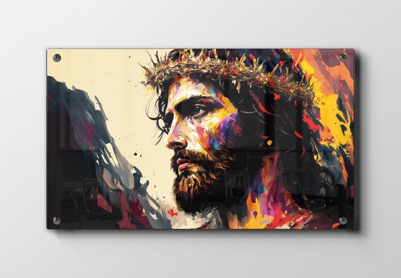 Crowned Flame Profile Plakat