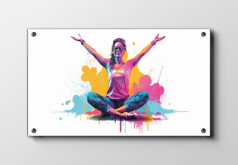 Color Splash Pose Plakat