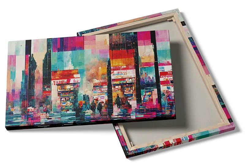 Vibrant Urban Layers Plakat