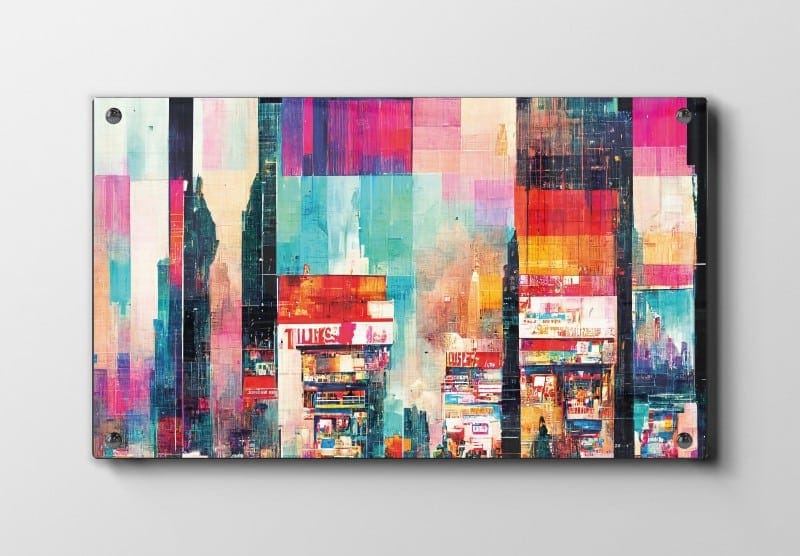 Vibrant Urban Layers Plakat