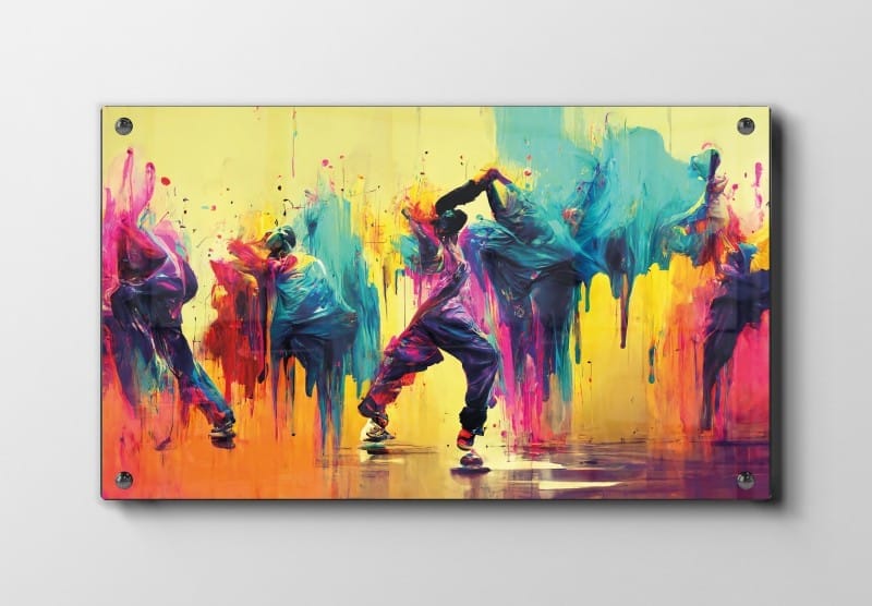 Vibrant Motion Dance Plakat