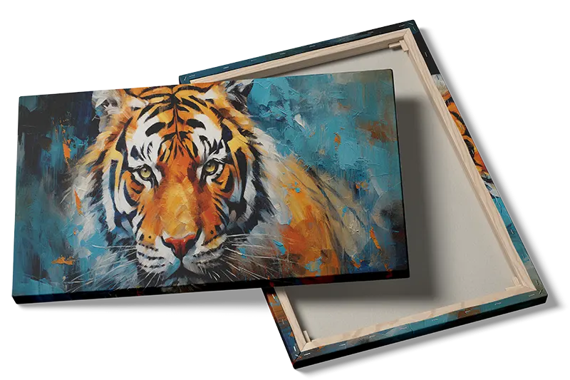 Vibrant Tiger Gaze Plakat