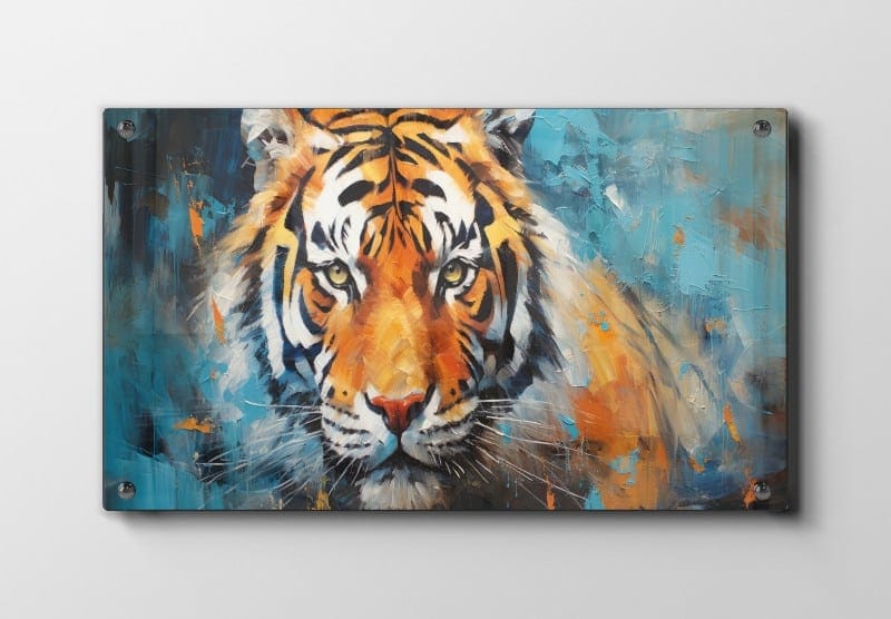 Vibrant Tiger Gaze Plakat