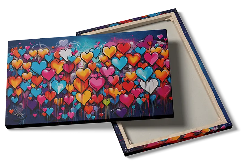 Vibrant Heartburst Plakat