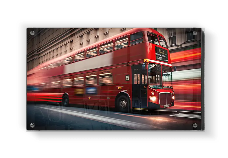 Rød Dobbelt Decker Bus