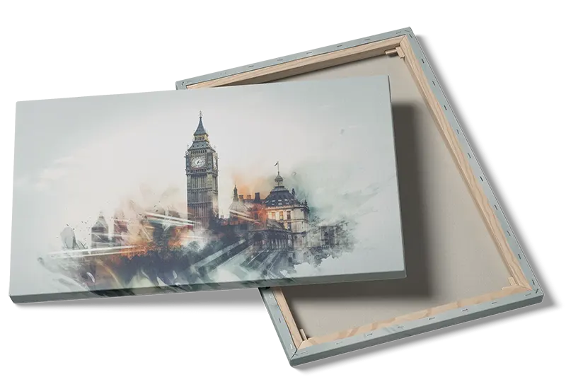 Abstract London Skyline Artwork