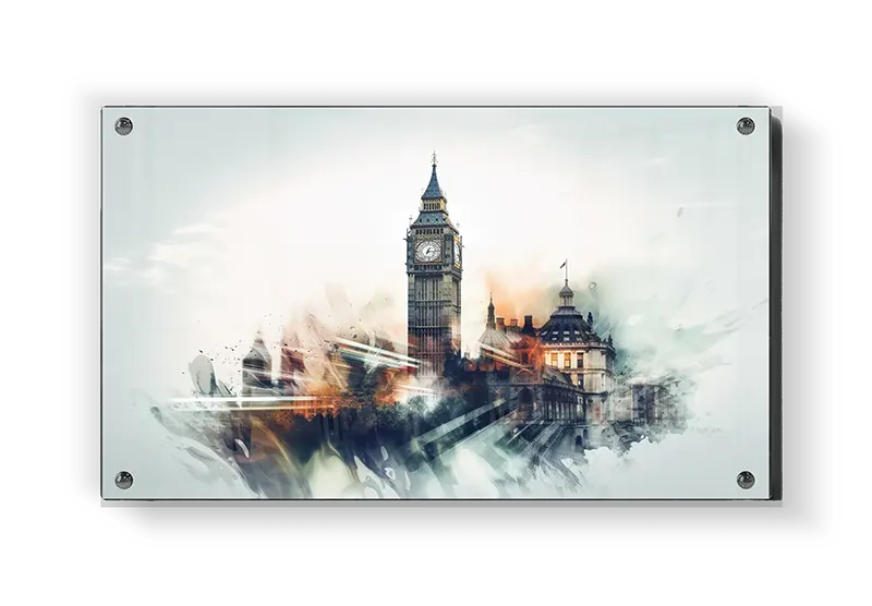Abstract London Skyline Artwork