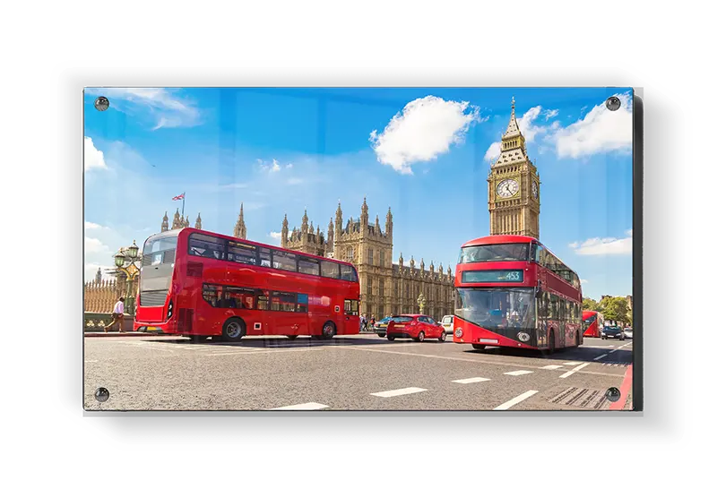 Red London Buses And Clock Tower
