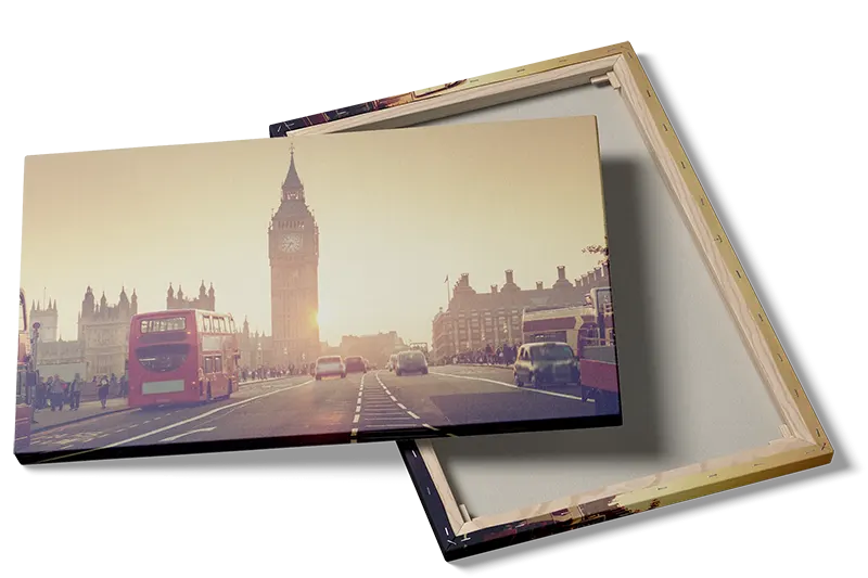 London Street At Sunset