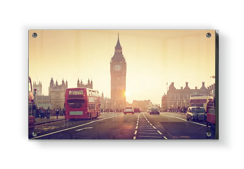 London Street At Sunset