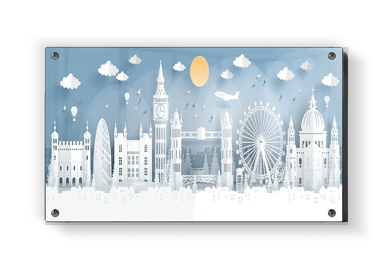 London Skyline Paper Art