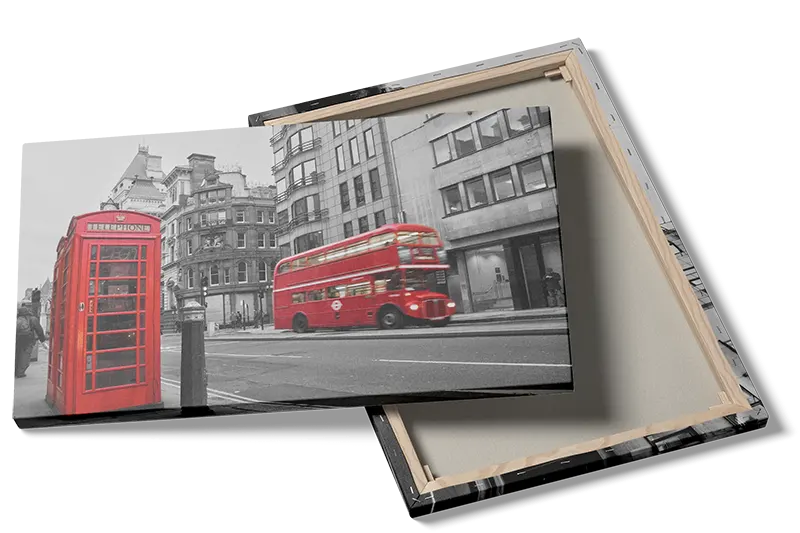 Red London Bus And Phone Booth
