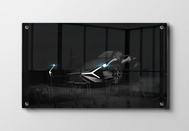 Lamborghini I Skumringen Plakat