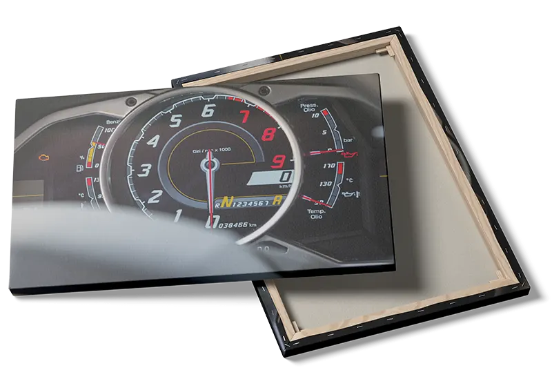 Lamborghini Instrumentering Plakat