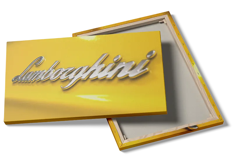 Lamborghini Logo Nærbillede