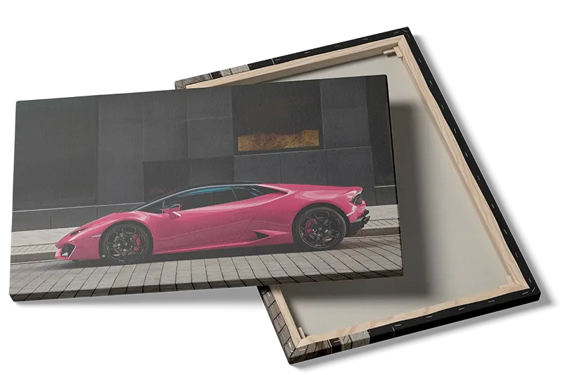 Lamborghini Huracán I Neon Plakat