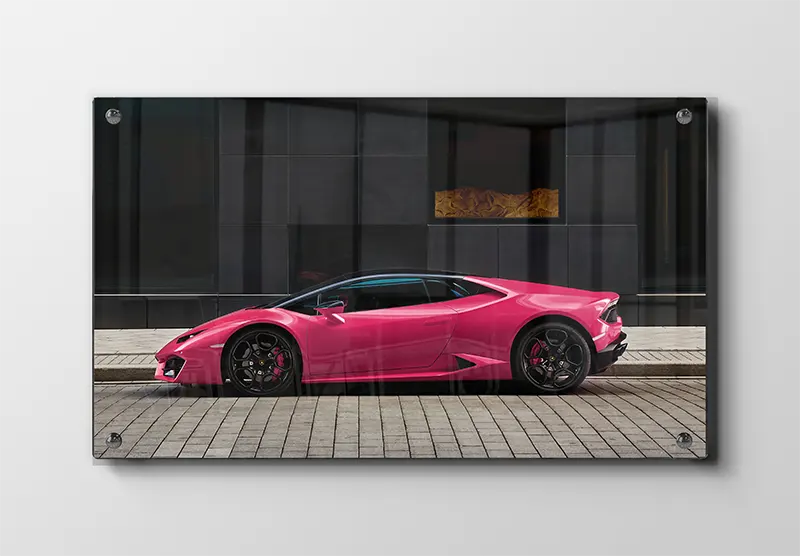 Lamborghini Huracán I Neon Plakat