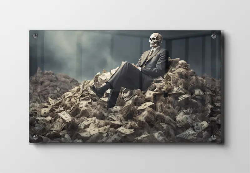 Moderne Cash Plakat
