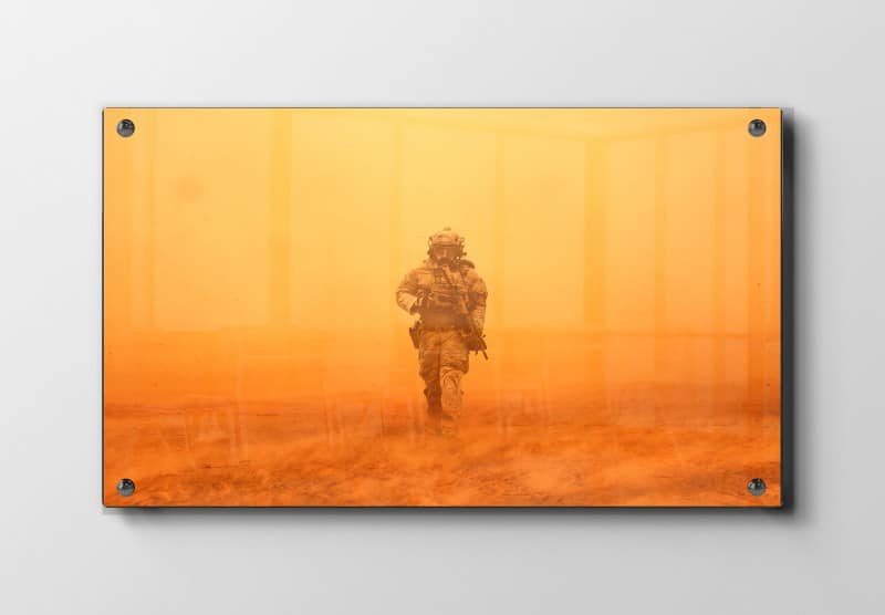 Soldat i Ørkenstorm Plakat
