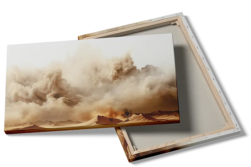 Stormfulde Ørkenklitter Plakat
