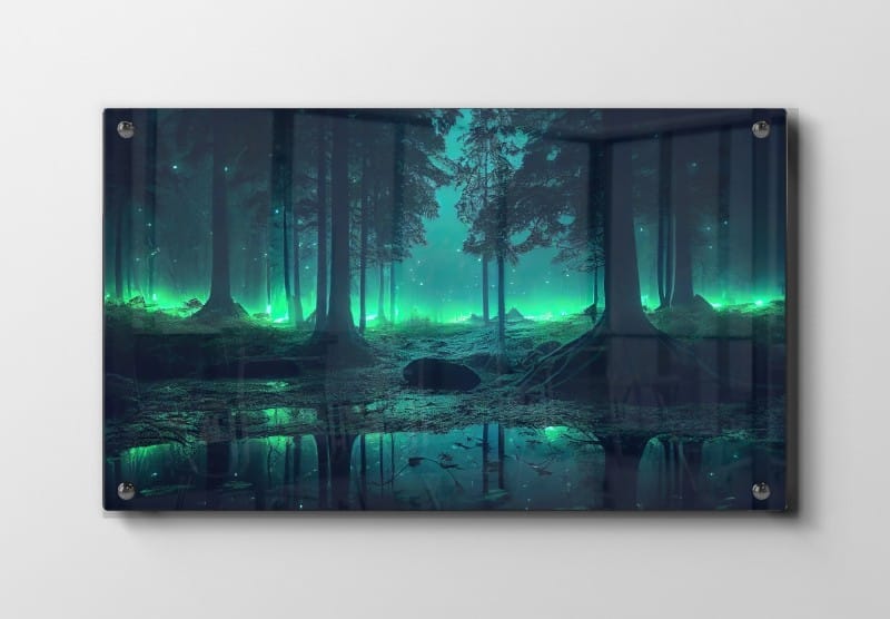 Skovens Magiske Lys Plakat