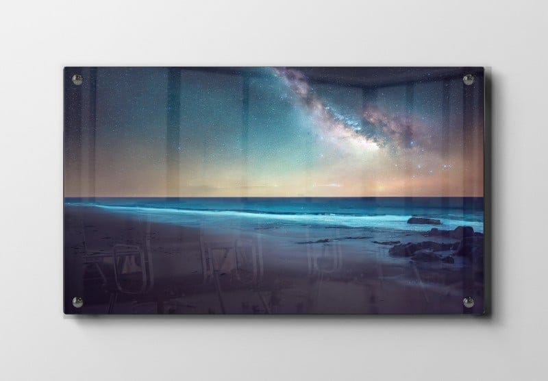 Stjernehimmel Over Kysten Plakat