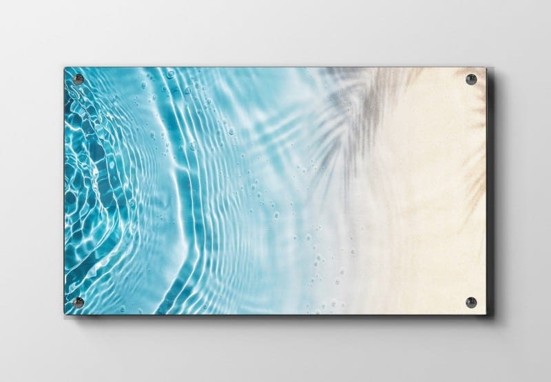 Krystalklart Vand Og Sand Plakat