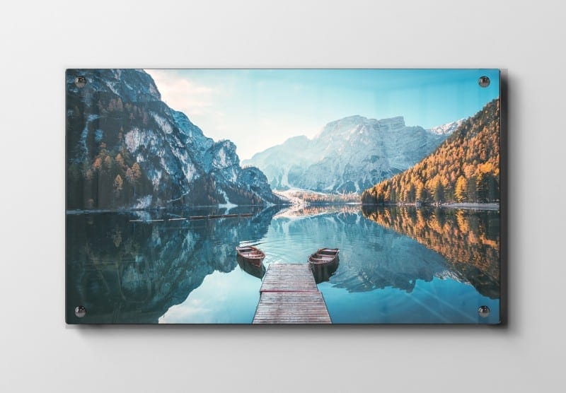 Bjergsøens Spejling Plakat