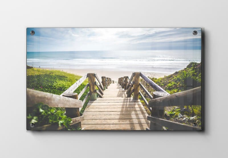 Trappe til Strandkanten Plakat