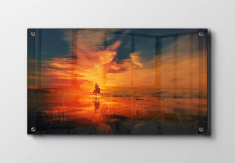 Ridetur I Solnedgang Plakat