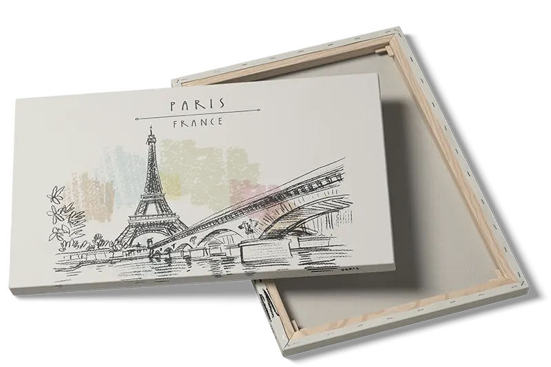 Paris Skyline With Eiffel Tower