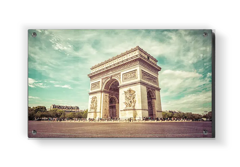 Triumphal Arch Under Blue Sky