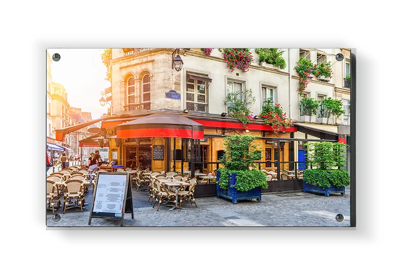 Parisian Outdoor Cafe Scene