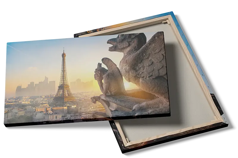Eiffel Tower With Gargoyles