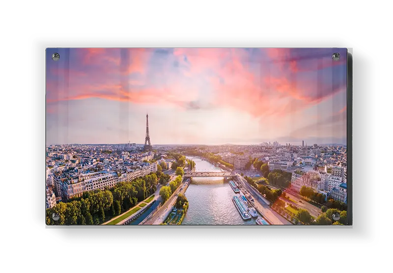 Paris Med Solnedgang Overflod